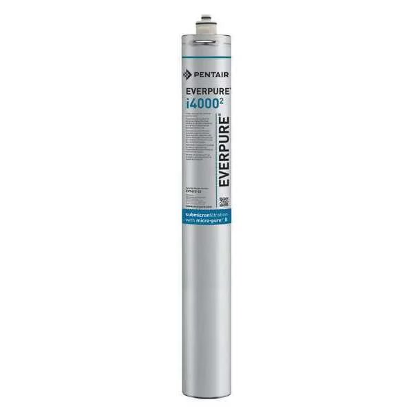 Quick Connect Filter, 1.7 gpm, 0.5 Micron, 3" O.D., 25 1/4 in H, Everpure, Mfr#: EV961237-75