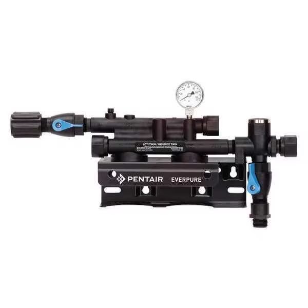 Filter Head Assembly, Twin, 3/4 In, Everpure, Mfr#: EV927222-75
