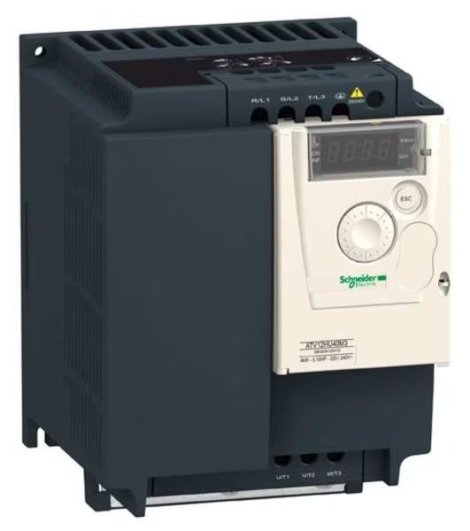Variable Frequency Drive, 5 HP, 230VAC, Altivar, Schneider Electric, Mfr#: ATV12HU40M3