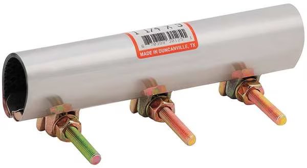 Repair Clamp, Four Bolt, 2 In, 304SS, EnjoyTool Select, Mfr#: 330-0812