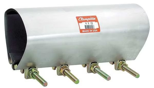 Repair Clamp, Four Bolt, 3 In, 304SS, EnjoyTool Select, Mfr#: 330-1012