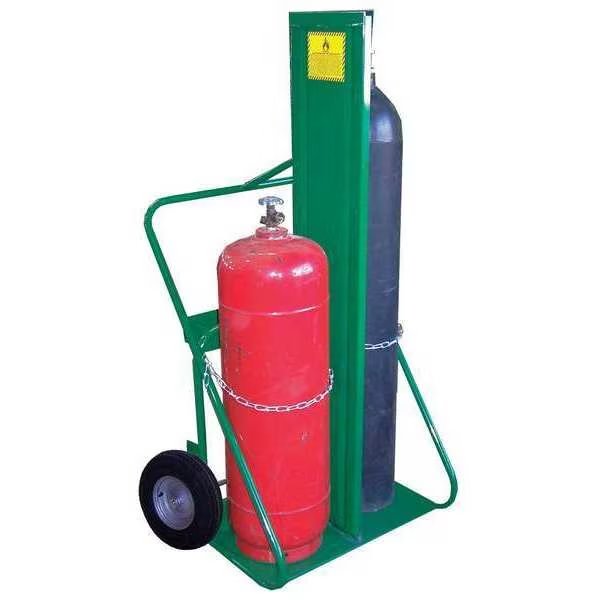 Welding Cylinder Truck, 2 Cyl, 400 lb., Saftcart, Mfr#: 402-16FW