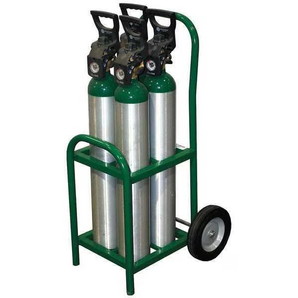 Cylinder Trolley, 250 lb., 35 In. H, Saftcart, Mfr#: MDE-4