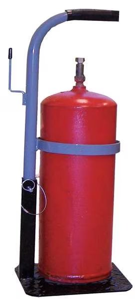 Single Cylinder Stand, 27 In. H, Steel, Saftcart, Mfr#: B-TOTE