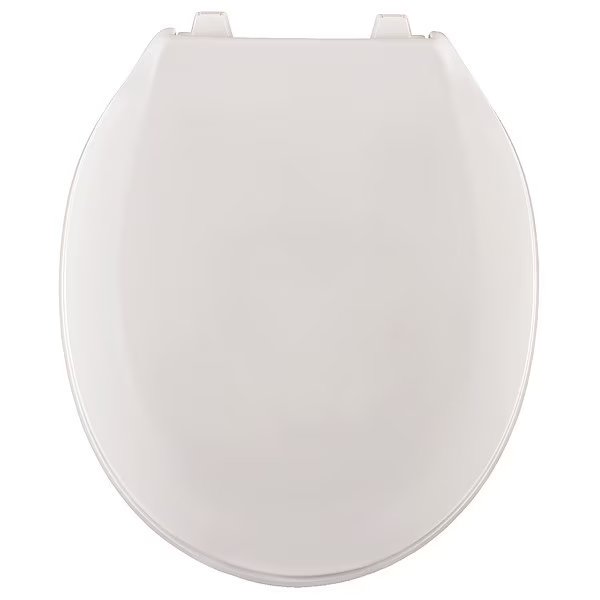 Toilet Seat, With Cover, Plastic, Round, White, Centoco, Mfr#: GR460STS-001