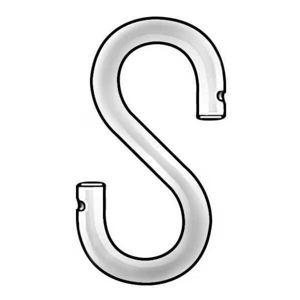 S Hook, 1/8 in. Opening, 3/4 in., PK50, EnjoyTool Select, Mfr#: U17380.000.0075