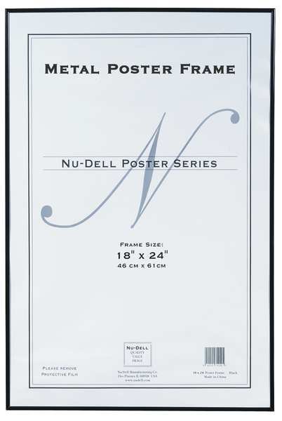 Metal Poster Frame 18x24 Black, Nudell, Mfr#: 31222