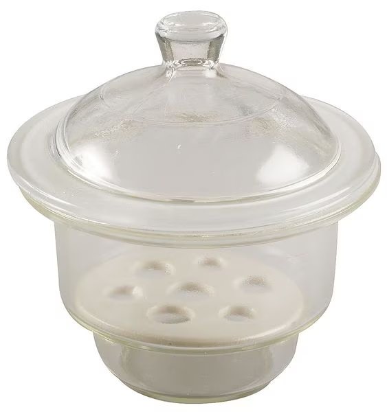 Desiccator, Glass, Clear, I.D. 180mm, Lab Safety Supply, Mfr#: 5YHT4
