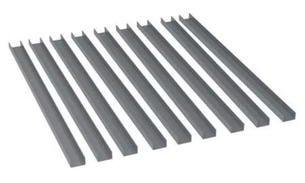 Bin Rail Accessory Kit, Gray, Steel, Akro-Mils, Mfr#: 30900