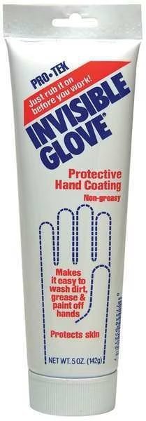 Protective Hand Cream, Invisible Glove, Liquid, 5 oz Tube, Non-Greasy, Fragrance Free, Blue Magic, Mfr#: 5215-12