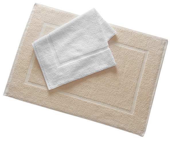 Bath Mat, White, 20x34, PK12, Martex, Mfr#: 7132248
