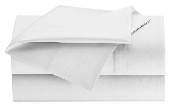 Sheet, White, XL Twin, 39" W, 80" L, PK6, Martex, Mfr#: 1A30183
