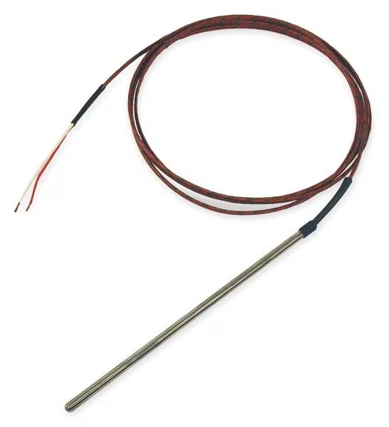 Thermocouple Probe, Type J, Length 6 In, Tempco, Mfr#: TTW00065
