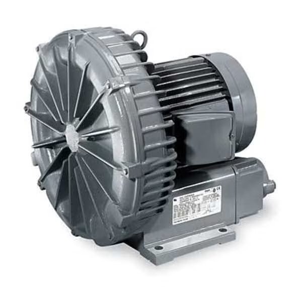 Regenerative Blower, 0.17 HP, 27 CFM, Fuji Electric, Mfr#: VFC100A-7W