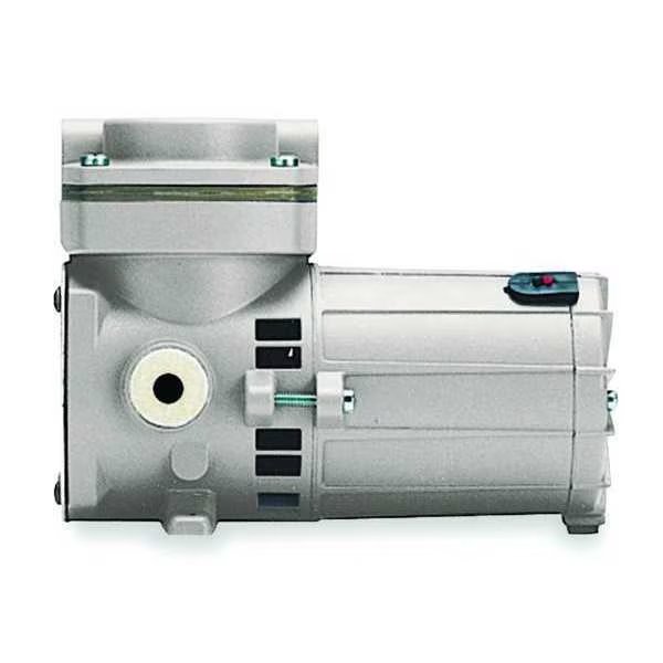 Piston Air Compressor, 1/10HP, 12VDCV, Thomas, Mfr#: 405ADC38/12