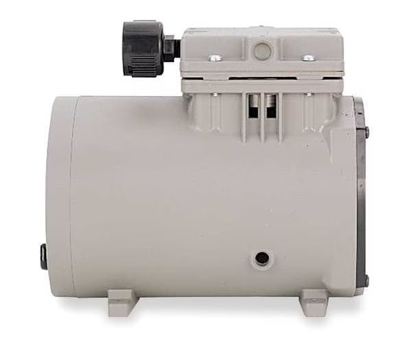 Piston Air Compressor/Vacuum Pump, 1/8HP, Thomas, Mfr#: 617CA22