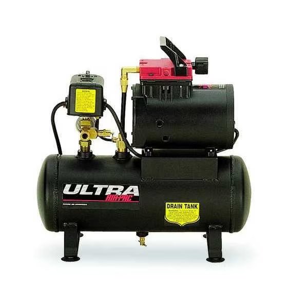 Air Compressor, 0.5 HP, 115V, 125 psi, Thomas, Mfr#: T-617 HDN