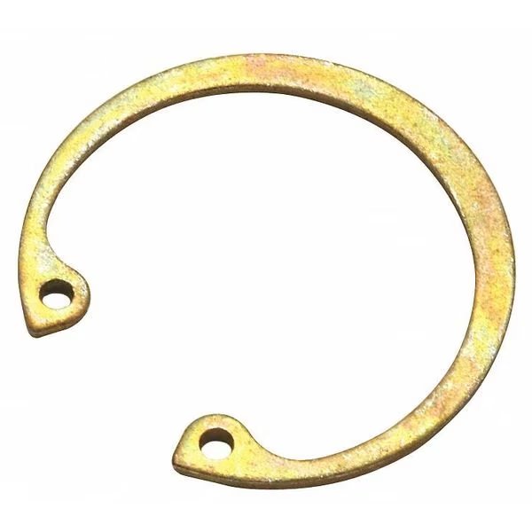 Internal Retaining Ring, Steel, Zinc Yellow Finish, 7/8 in Bore Dia., 50 PK, Rotor Clip, Mfr#: HO-87ST ZD