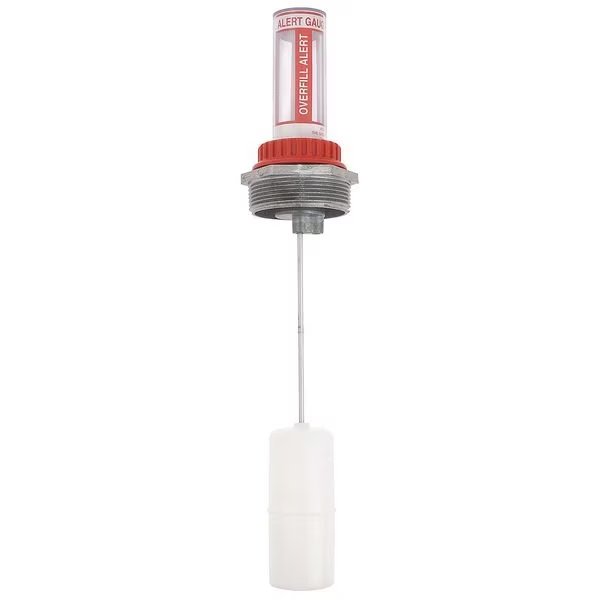 Overfill Gauge, 2 In NPT, 6 In From Top, At-A-Glance, Mfr#: O-2-6
