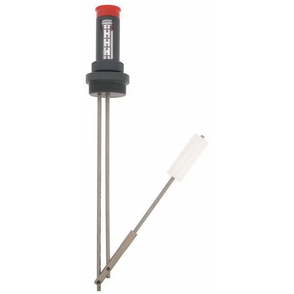 Barrel Level Gauge, 55 Gal, 2" NPT, Plastic, At-A-Glance, Mfr#: P-55-2