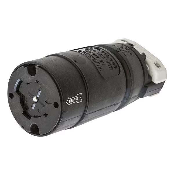 30/20A Locking Connector 3P 4W 600VAC/250VDC, Hubbell, Mfr#: HBL21414B