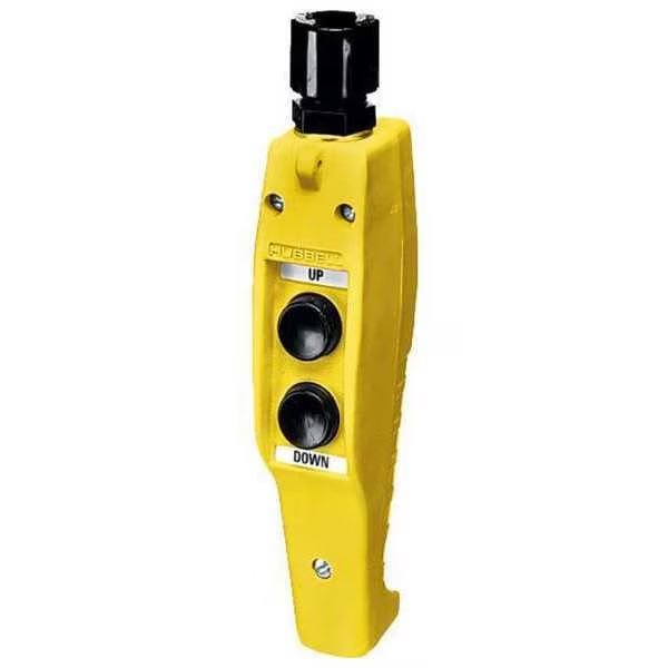 Pendant Push Button Station, Up/Down, 2NO, Mechanical Interlock, 4X, Hubbell Wiring Device-Kellems, Mfr#: CPB21