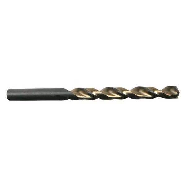 135° Heavy-Duty Parabolic Jobber Length Drill Cle-Line 1872 Black & Gold HSS RHS/RHC 7.00mm, Cle-Line, Mfr#: C18599