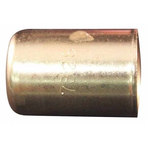 Brass Hose Ferrule, 21/32" OD, PK100, Milton, Mfr#: 1654-6BK