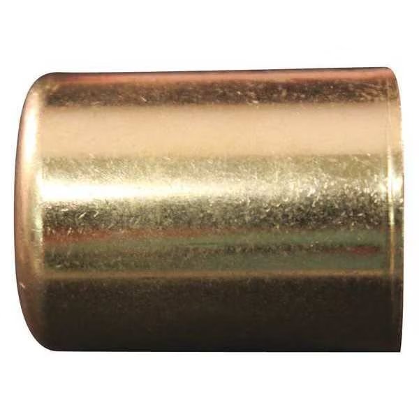Brass Hose Ferrule, 23/32" OD, PK100, Milton, Mfr#: 1654-8BK