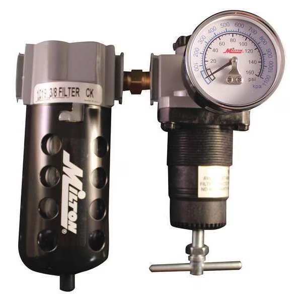 Deluxe Polycarbonate FR Duo, 3/8" NPT, Milton, Mfr#: 1107