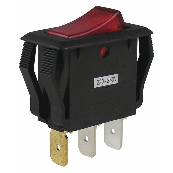 Lighted Appliance Rocker Switch, SPST, Gardner Bender, Mfr#: GSW-42