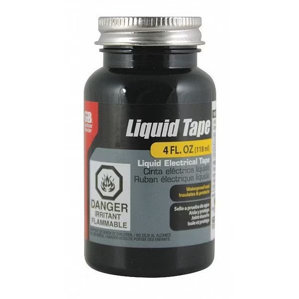 Liquid Electrical Tape, Black, Gardner Bender, Mfr#: LTB-400