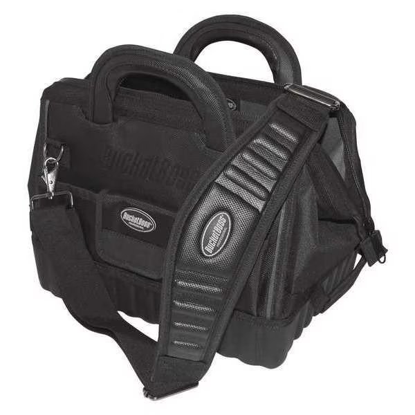 Tool Bag, 14 Pocket, 1680 Heavy-Duty Poly Fabric, 12 Pockets, Bucket Boss, Mfr#: 64014
