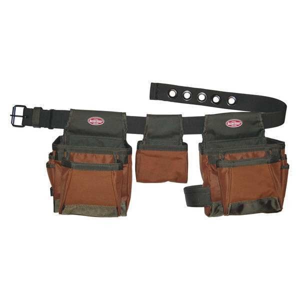 Tool Belt, Handymans Rig, 11 Pocket, 600 Poly Ripstop Fabric, 11 Pockets, Bucket Boss, Mfr#: 50250