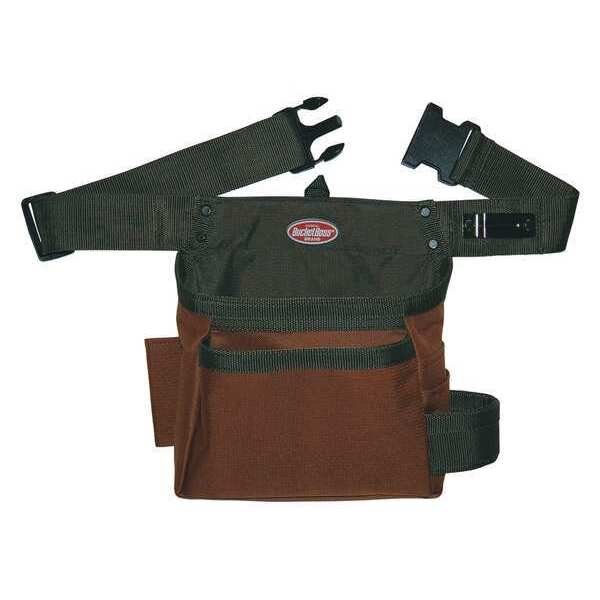 Tool Pouch, Handymans Holster, 5 Pocket, 600 Poly Ripstop Fabric, 5 Pockets, Bucket Boss, Mfr#: 50300