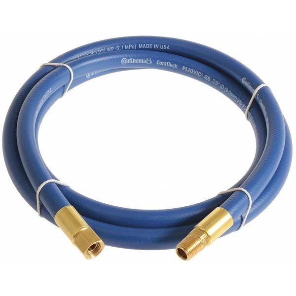 1/2" x 3 ft PVC Coupled Multipurpose Air Hose 300 psi BL, Continental Contitech, Mfr#: PLB05030-03-31