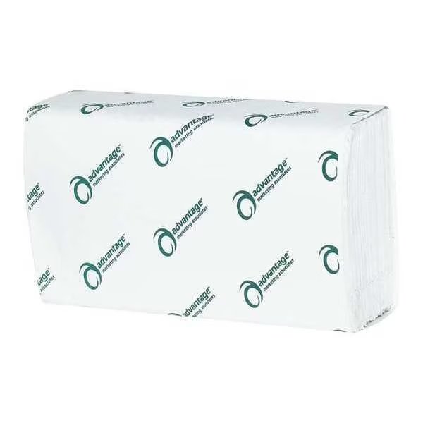 Advantage C-Fold Paper Towels, 200 Sheets, White, 12 PK, Advantage, Mfr#: TTWCF