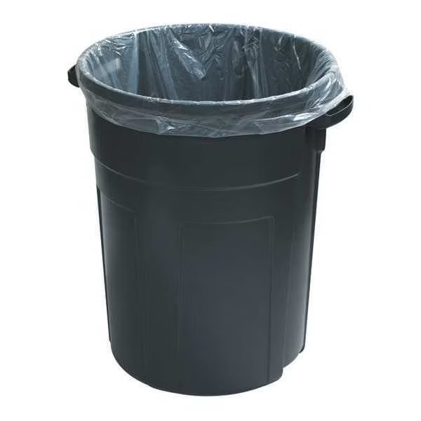 Trash Bags, 36 in x 58 in, Clear, 100 PK, Partners Brand, Mfr#: LBF3658X3C