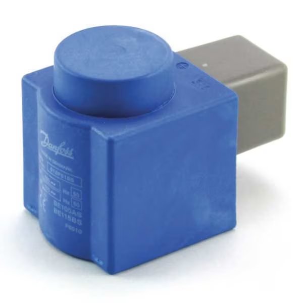 Coil, 120V, 60 Hz with Din-Plug and Cap, Danfoss, Mfr#: 018F6185