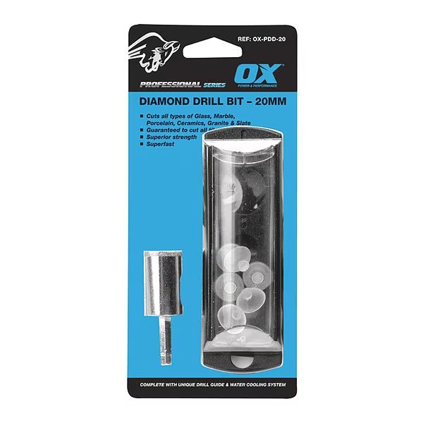 Tile Drill, Wet Diamond, 3/16", Ox Tools, Mfr#: OX-PDD-05