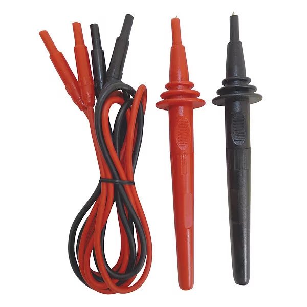 Fused test prods (1 red, 1 black), Test Products Intl, Mfr#: A091