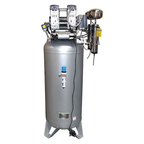 Ultra Quiet Oil-Free 60-gal 4-HP w/Auto Drn & Air Dry, California Air Tools, Mfr#: CAT-60040DCAD