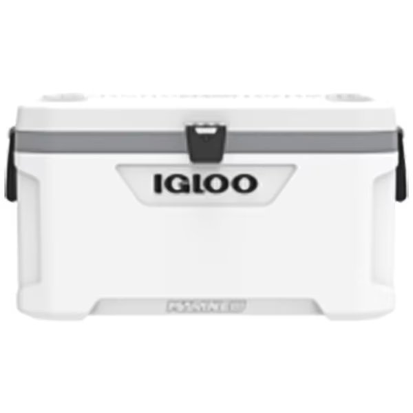 Marine Chest Cooler, Cap. 70qt, Gray-White, Igloo, Mfr#: 50548