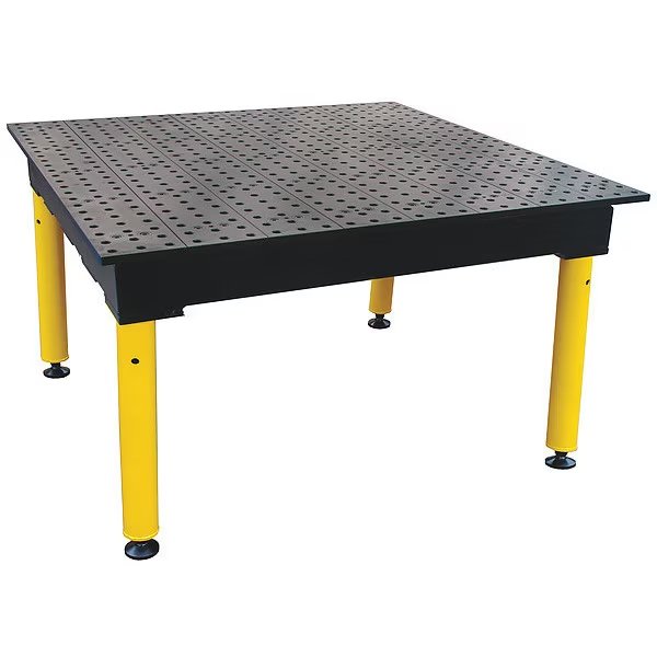 Modular Wldng Table, Hvy Dty Legs, 4x4 ft., Buildpro, Mfr#: TMA54848F