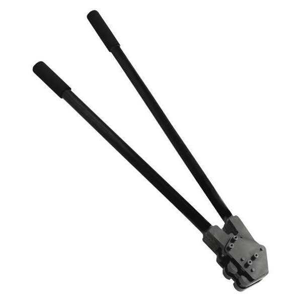 Single Notch Steel Strapping Sealer, 1 1/4", Black, 1/Case, Partners Brand, Mfr#: SST30114