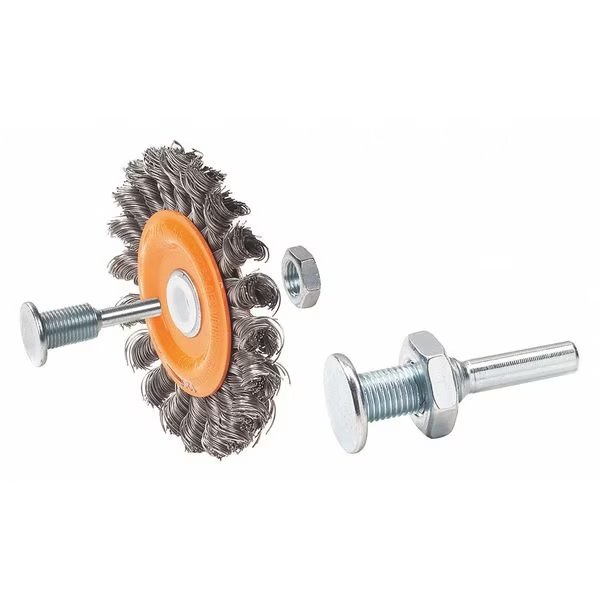 Mtd Wheel Brush Knot-twist 3"x3/8, Walter Surface Technologies, Mfr#: 13C303