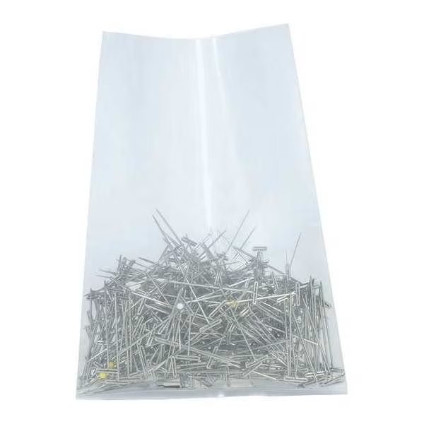 5" x 10" Flat Poly Bags, 4 mil, Clear, PK 1000, Partners Brand, Mfr#: PB1090