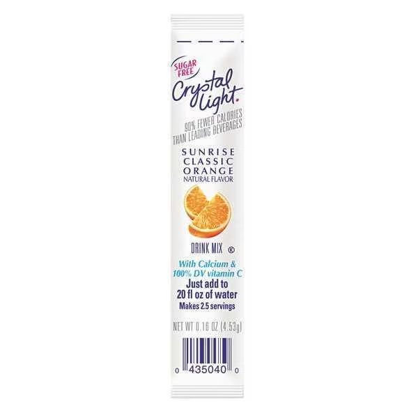 Sunrise Orange Juice, 0.16 oz., Ready to Drink, Sunrise Orange, 30 PK, Crystal Light, Mfr#: 00504