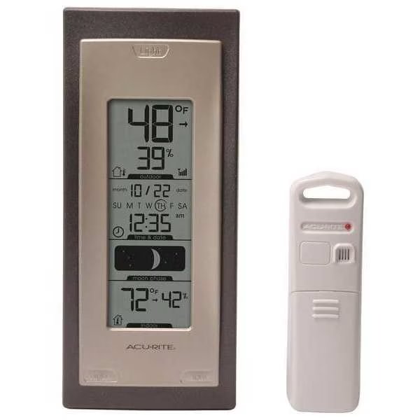 Digital Thermometer, 8-13/16" H, 3-13/16"W, Acurite, Mfr#: 00592A4
