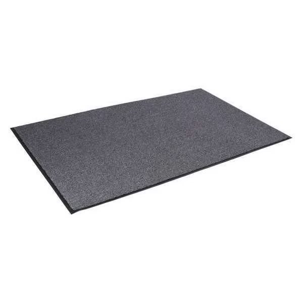 Carpeted Wiper Door Mat, Charcoal, 4 ft. W x, Crown Matting Technologies, Mfr#: WP 0410CH
